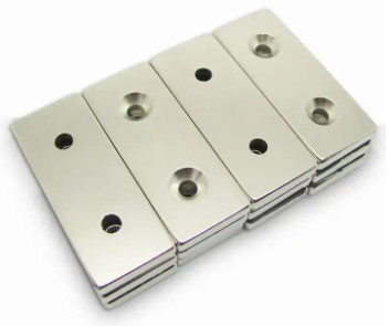 OEM Ndfeb N45 Verzonken het Gatenmagneten van de Blokmagneet Rechthoek