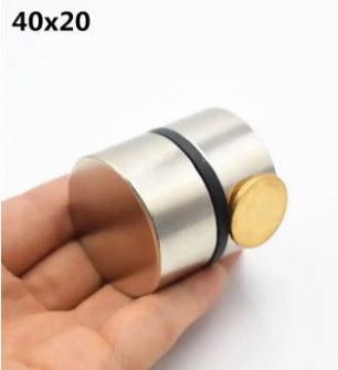 N52 40x20 mm Supersterke ronde zeldzame aarde Krachtige luidsprekerschijf NdFeB-magneet
