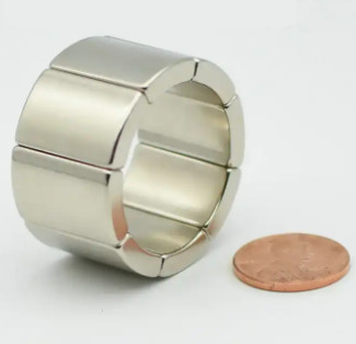 Concurrerende prijs Sterke Ndfeb-magneetblok Arc Neodymium-magneten voor motor