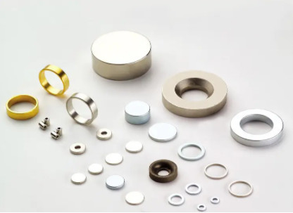 Gesinterd om Ring Ndfeb Magnets Ni-Cu-Ni Coating voor Industrieel