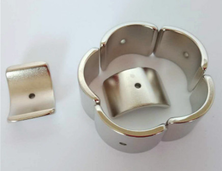 Concurrerende prijs Sterke Ndfeb-magneetblok Arc Neodymium-magneten voor motor
